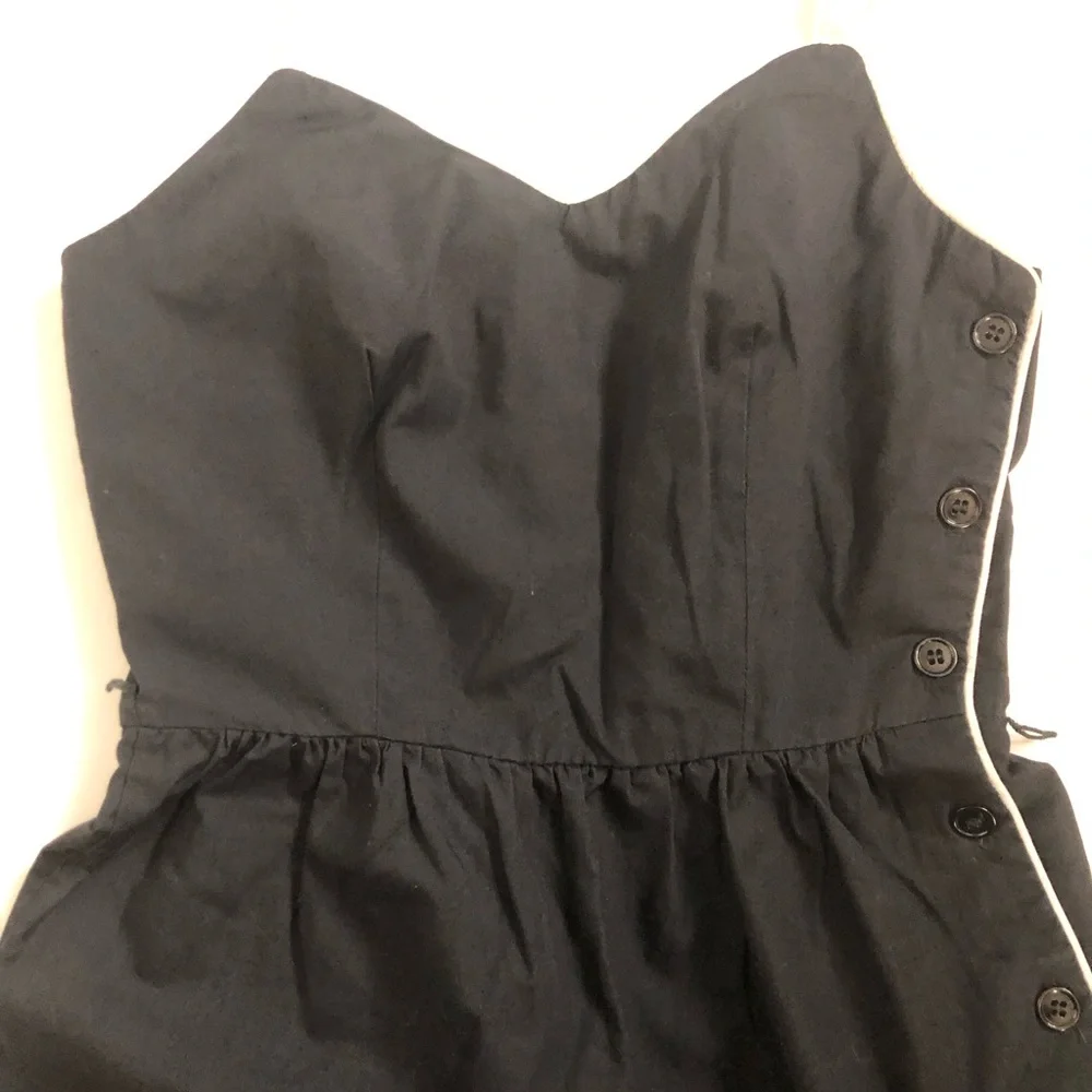 Vintage 70s Women’s Ronda Roy black and white button up sun dress size XS - Picture 16 of 16